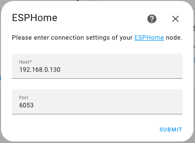 Home Assistant Network Address